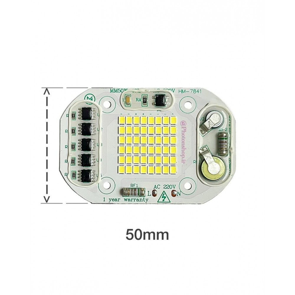 چیپ اس ام دی پرژکتوری 50 وات 220 ولت (برق شهر) چیپ اس ام دی پرژکتوری 50 وات 220 ولت (برق شهر)