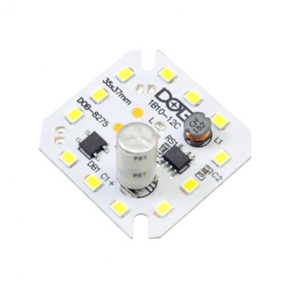 ال ای دی 12 وات مربع 220 ولت (برق شهر) خازن دار