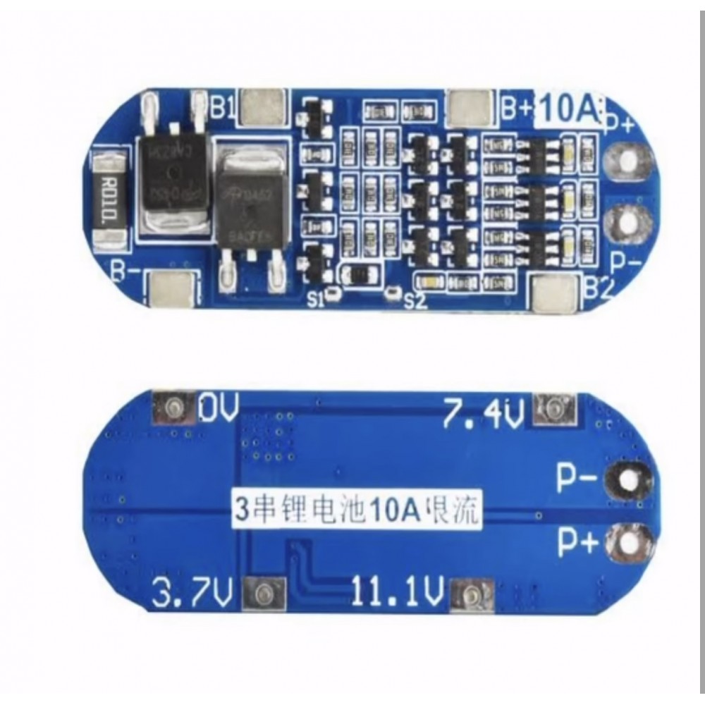 ماژول محافظ شارژ باتری لیتیومی 3 سل 10 آمپر