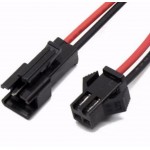 کانکتور SM نری و مادگی 2 پین سیم دار