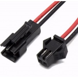 کانکتور SM نری و مادگی 2 پین سیم دار