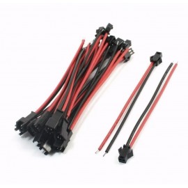 کانکتور SM نری و مادگی 2 پین سیم دار