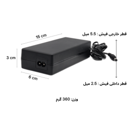 آداپتور 15 ولت 5 آمپر رومیزی دلتا آداپتور 15 ولت 5 آمپر رومیزی دلتا
