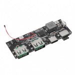 ماژول پاوربانک فست شارژ با دو خروجی و سنسور دما NTC