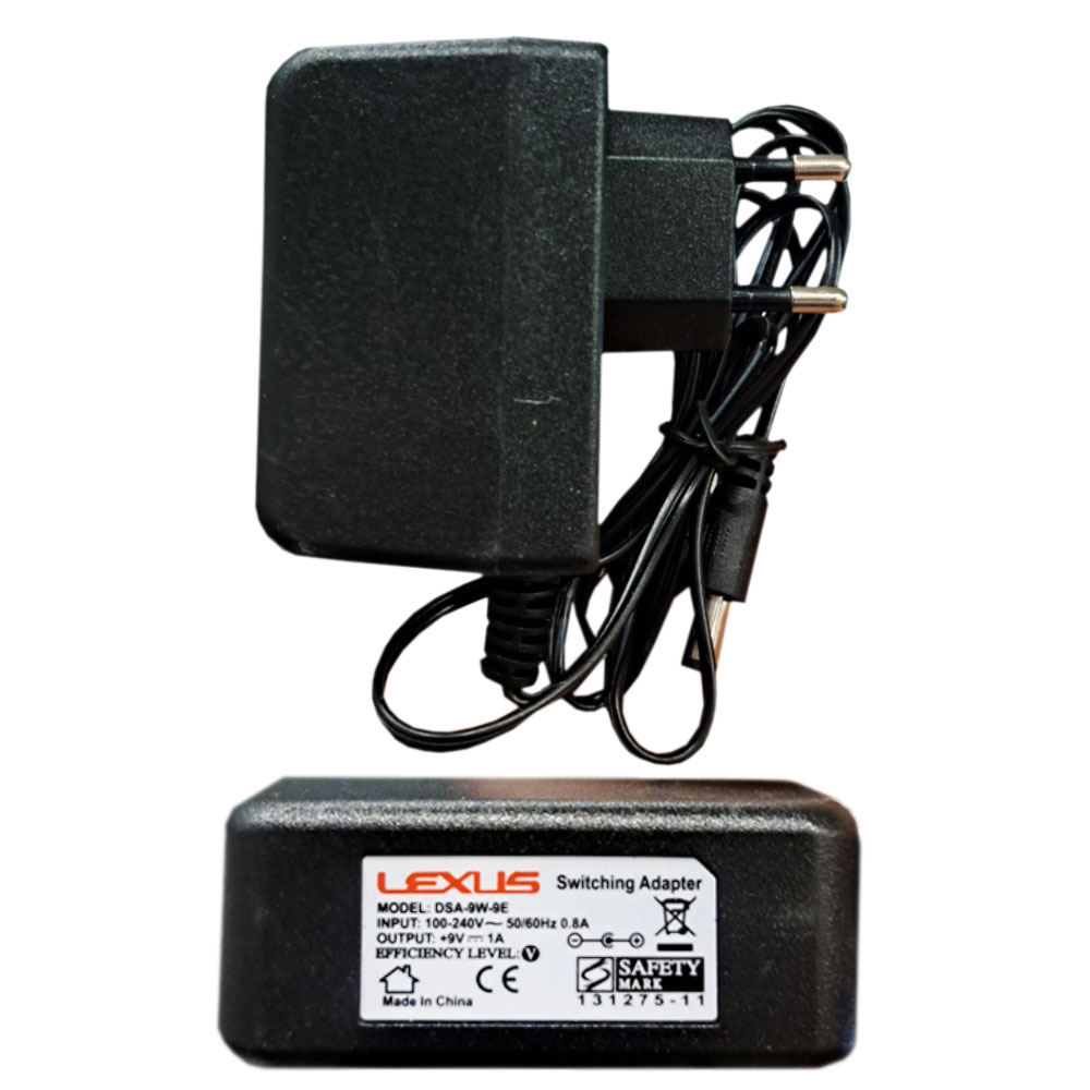 آداپتور 9 ولت 1 آمپر لکسوس lexus