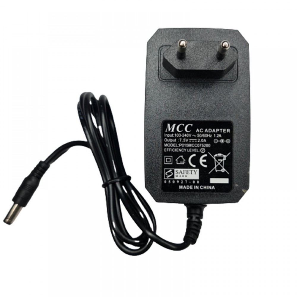 آداپتور 7.5 ولت 2 آمپر