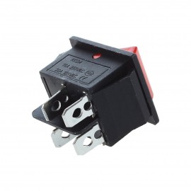 کلید راکر بزرگ دو حالت 4 پایه چراغدار کلید راکر بزرگ دو حالت 4 پایه چراغدار