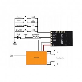 ماژول بلوتوث صوتی MH-M18