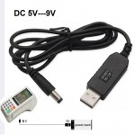 کابل افزاینده ولتاژ با خروی 9 ولت  کابل افزاینده ولتاژ با خروی 9 ولت