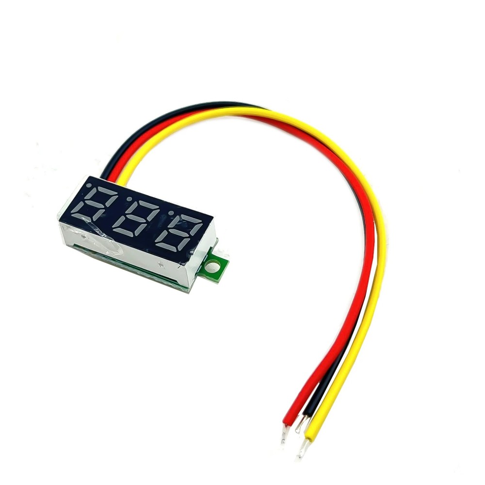 ماژول ولتمتر بدون قاب قرمز سایز 0.36 اینچ