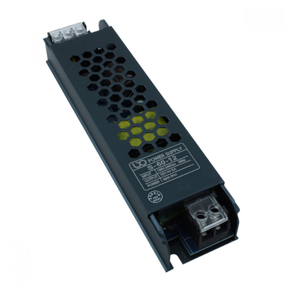 تغذیه اسلیم 60وات 12ولت تغذیه اسلیم 60وات 12ولت