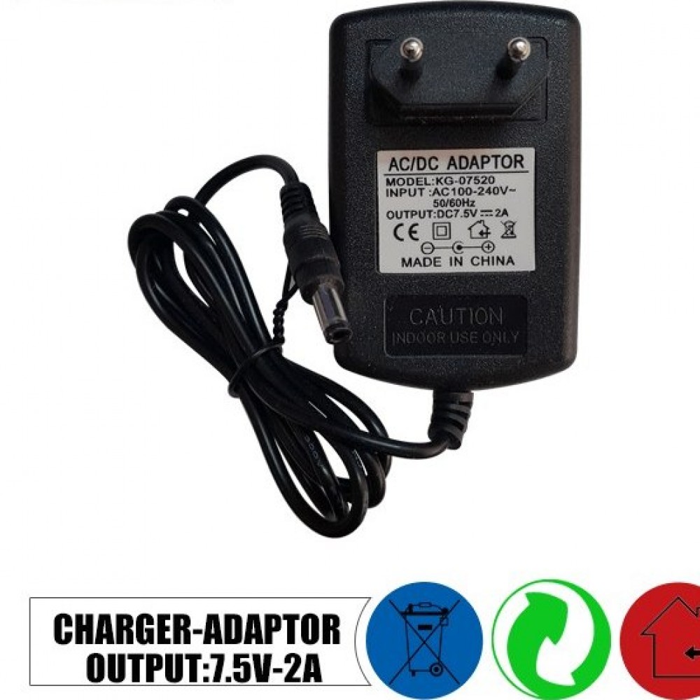 آداپتور سويیچینگ 7.5 ولت 2 آمپر آداپتور سويیچینگ 7.5 ولت 2 آمپر