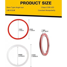 دیلایت رینگ قرمز قطر 80 میلی متر دیلایت رینگ قرمز قطر 80 میلی متر